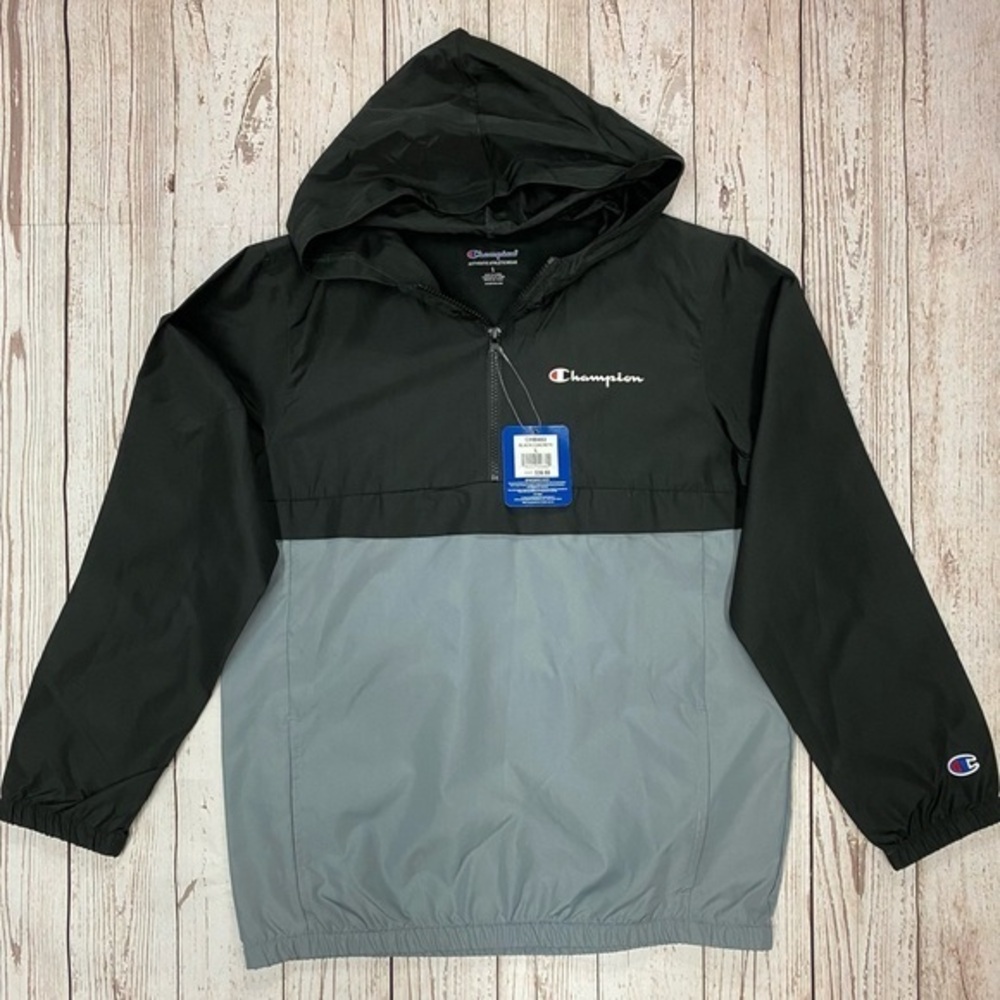Champion Black and Gray Windbreaker